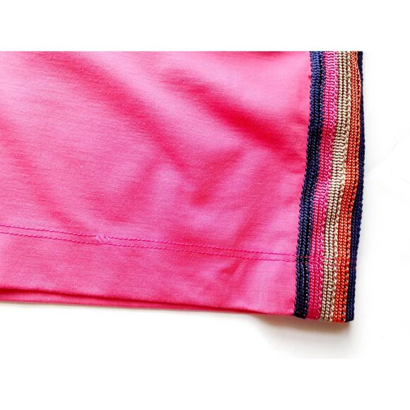 Trina Turk Emmy Side Striped Watermelon Pink Pull On Shorts XXL NWT SRP $188 - Picture 9 of 14